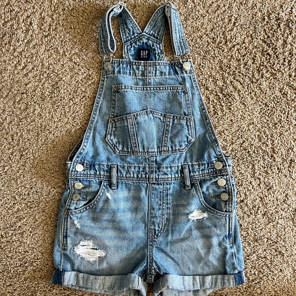 GAP Kids Light Blue Denim Overalls